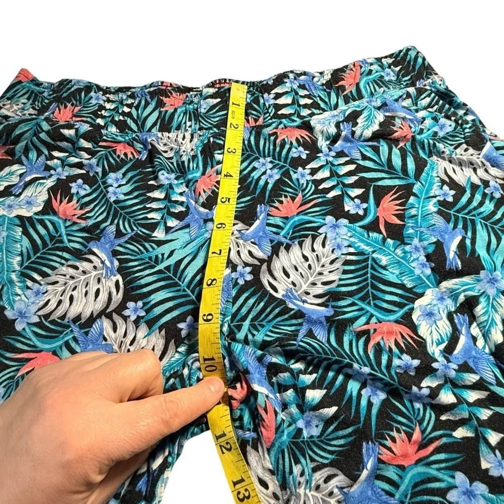 Koolaburra by UGG Tropical Bird Pajamas Size L Soft Luxe Floral Stretch Comfy